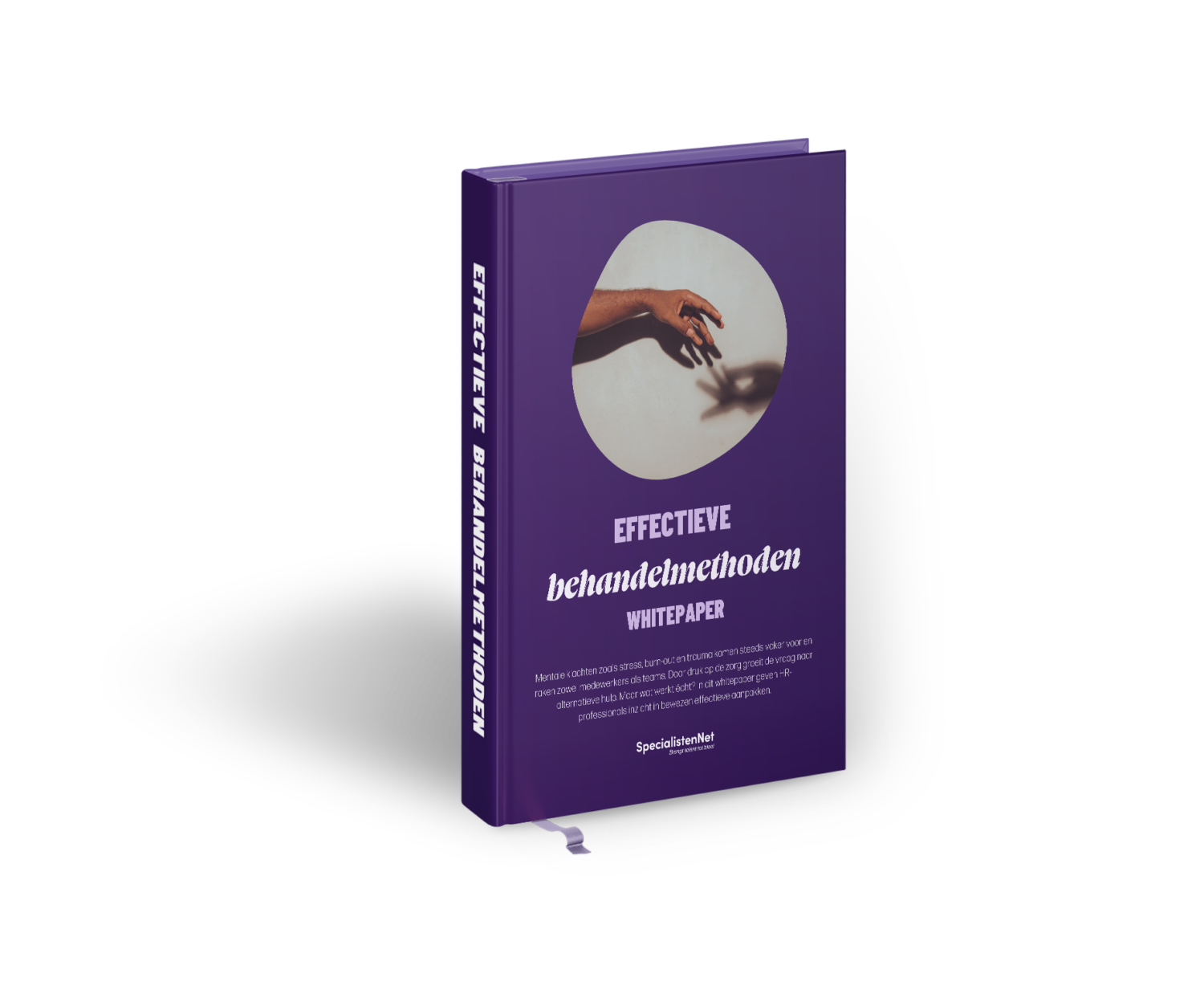 Boek met titel ‘Effectieve behandelmethoden’ whitepaper over mentale gezondheid en therapie