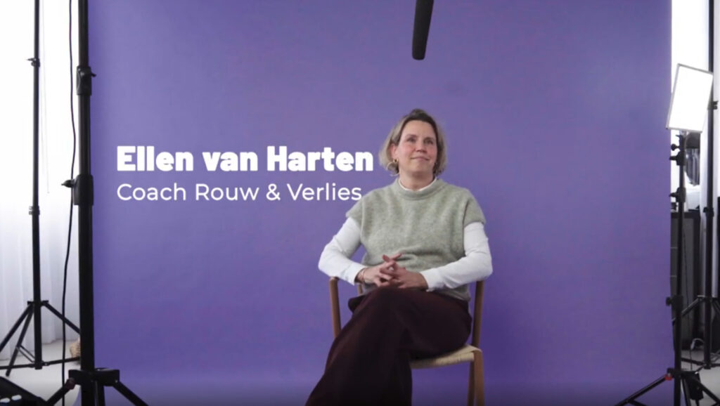 Ellen van Harten coach rouw en verlies tijdens interview over mentale gezondheid