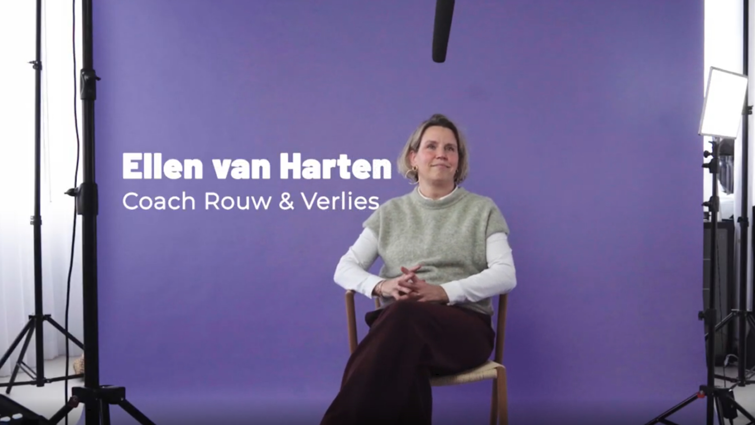 Ellen van Harten coach rouw en verlies tijdens interview over mentale gezondheid